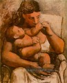 Mere et enfant4 1905 kubist Pablo Picasso
